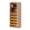 ErgoTray Schrank, zweireihig, 5 Ordnerh&ouml;hen