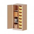 ErgoTray Schrank, zweireihig, 4 Ordnerhöhen