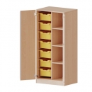 ErgoTray Schrank, zweireihig, 4 Ordnerhöhen