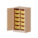 ErgoTray Schrank, zweireihig, 3 Ordnerh&ouml;hen