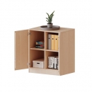ErgoTray Schrank, zweireihig, 2 Ordnerh&ouml;hen