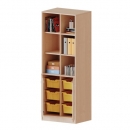 ErgoTray Kombi-Schrank, zweireihig, 5 Ordnerh&ouml;hen