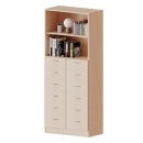 Schubladen - Kombischrank, 5 Ordnerhöhen