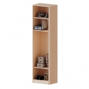 Garderobenschrank mit Spiegel und Garderobenstange, 6 Ordnerhöhen