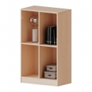 Schultaschenregal mit 4 Fächern BxHxT 70,3x118x40 cm