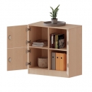 Schließfachschrank, 2 Ordnerhöhen
