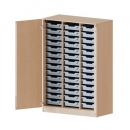 ErgoTray Schrank mit 42 Boxen, dreireihig, 4 Ordnerh&ouml;hen