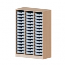 ErgoTray Regal, dreireihig, 4 Ordnerh&ouml;hen