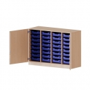 ErgoTray Schrank, vierreihig, 2,5 Ordnerhöhen