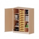 ErgoTray Schrank, dreireihig, 3,5 Ordnerhöhen