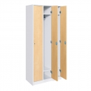 Spindschrank 3-reihig mit 3 T&uuml;ren, B/H/T 98x190x50cm