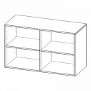 Aufsatzregal, 2 Ordnerhöhen