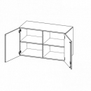 Aufsatzschrank, 2 Ordnerh&ouml;hen