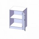 Schrank, 2 Ordnerhöhen