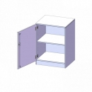 Schrank, 2 Ordnerhöhen