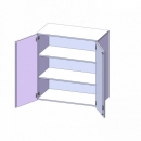 Aufsatzschrank, 3 Ordnerhöhen