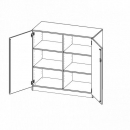 Schrank, 3 Ordnerhöhen