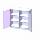 Schrank, 3 Ordnerhöhen
