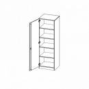 Schrank eintürig mit 5 Ordnerhöhen, B/H/T: 60x190x50 cm