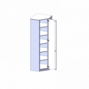 Innenecke als Schrank, 6 Ordnerhöhen