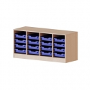 ErgoTray Regal, vierreihig, 1,5 Ordnerh&ouml;hen