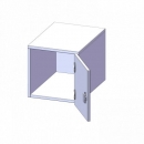 Aufsatzschrank für ErgoTray Serie, 1 Ordnerhöhe