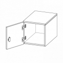 Aufsatzschrank für ErgoTray Serie, 1 Ordnerhöhe