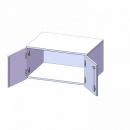 Aufsatzschrank für ErgoTray Serie, 1 Ordnerhöhe