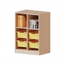 ErgoTray Regal, zweireihig, 2,5 Ordnerhöhen