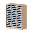 ErgoTray Regal, dreireihig, 3,5 Ordnerh&ouml;hen