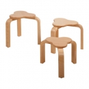 Hocker Kleeblatt mit 3 Standbeinen