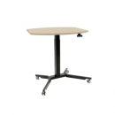 Sitz- / Stehtisch in Fassform mit Melaminplatte