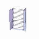 Bastelschrank 4-türiger Schrank, B/H/T: 104,5x190x60 cm