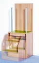 Anziehhilfe mit Treppenaufgang B/H/T: 50x130x40 cm
