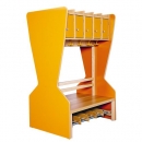 Garderoben-Seitenwange doppelt, HxT 158x76 cm