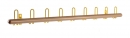 Wandgarderobe mit Buche Rundblende 117 cm