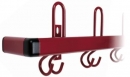 Wandgarderobe Hakenleiste Stahl 51 cm mit Dreifachhaken