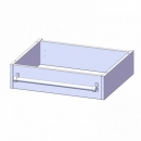 Leiterzarge für Korpus B/T 60x60 cm, zur Aufnahme einer Leiter