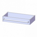 Leiterzarge für Korpus B/T 80x40 cm, zur Aufnahme einer Leiter