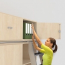 Leiterzarge für Korpus B/T 120x40 cm, zur Aufnahme einer Leiter