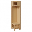 Garderoben-Innenecke, f&uuml;r einfache Ablage