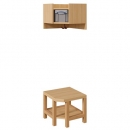 Garderoben-Innenecke, f&uuml;r einfache Ablage inklusive Box