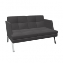 2er Sofa Ona mit Metallgestell & Seitenschale