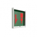 Holzvitrine Modell IV 1