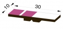 Kippmagnet - Magnetsymbolsatz für 1 Lehrperson, 30-violett (CMP-M 30-30)