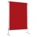 Moderationswand, Coronaschutzwand mit doppelseitigier Klettenstoffoberfl&auml;che Serie NSTT F