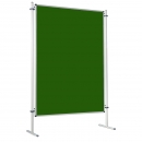 Moderationswand, Coronaschutzwand mit doppelseitigier Klettenstoffoberfl&auml;che Serie NSTT F