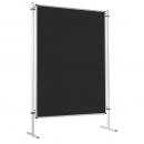 Moderationswand, Coronaschutzwand mit doppelseitigier Klettenstoffoberfl&auml;che Serie NSTT F