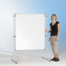 Moderationswand, doppelseitiges Whiteboard, Stahltafel emailliert. Serie NSTT EW