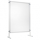 Moderationswand, doppelseitiges Whiteboard, Stahltafel emailliert. Serie NSTT EW